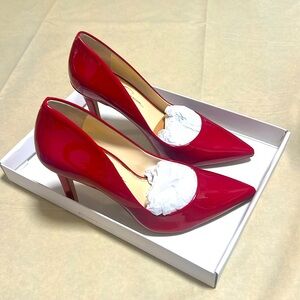 NWT Jessica Simpson Red patent leather Pumps